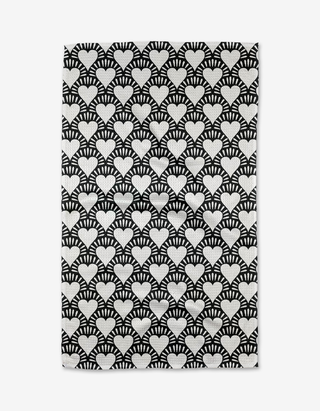 Heartthrob Onyx Tea Towel