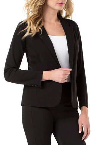 Fitted Blazer in Black by Liverpool