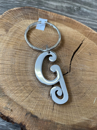 Monogram Key Ring