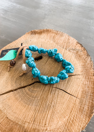 Knot Bracelet in Turquoise - Lois Pearl Boutique