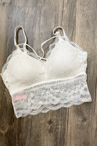 Luna Bralette White